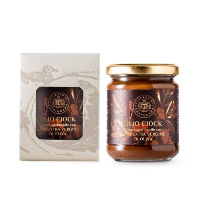 Olio Ciock Hazelnut spread with cocoa and italian extravirgin olive oil